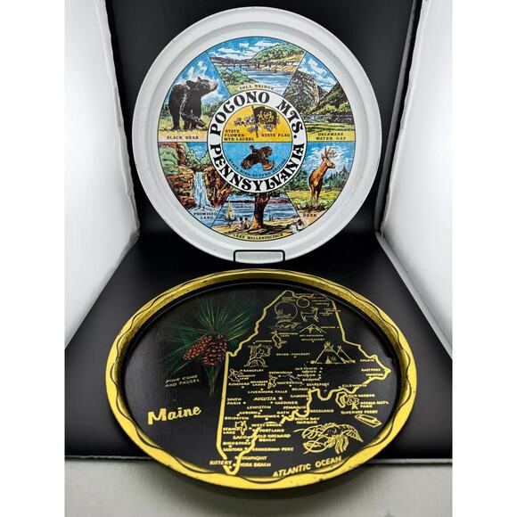 Vintage Tin State Souvenir Trays - Pennsylvania - Picture 7 of 7